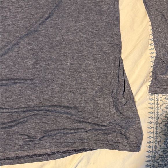 Columbia PFG Gray Hooded Long Sleeve Shirt Omni Shade - Picture 2 of 8